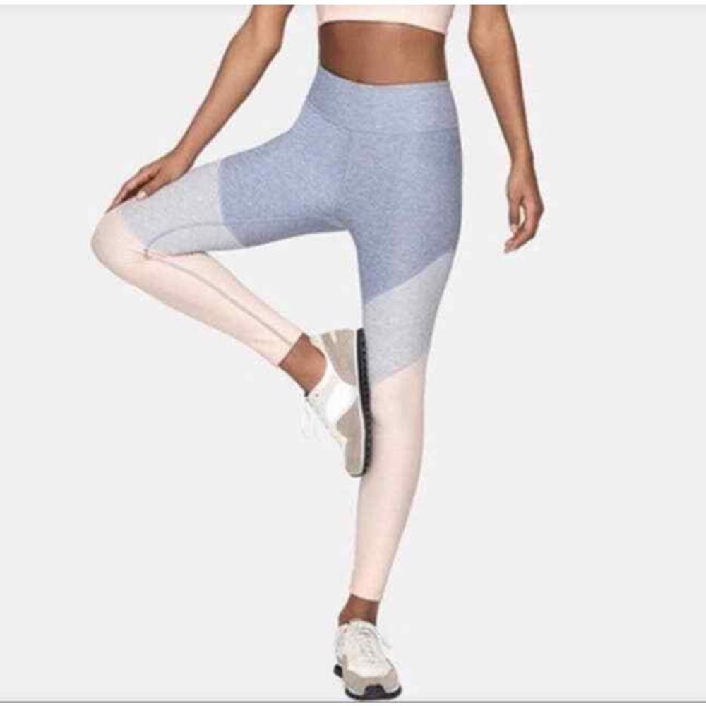 Outdoor Voices 7/8 Springs Leggings Tri-color Greys & Tans Size Medium